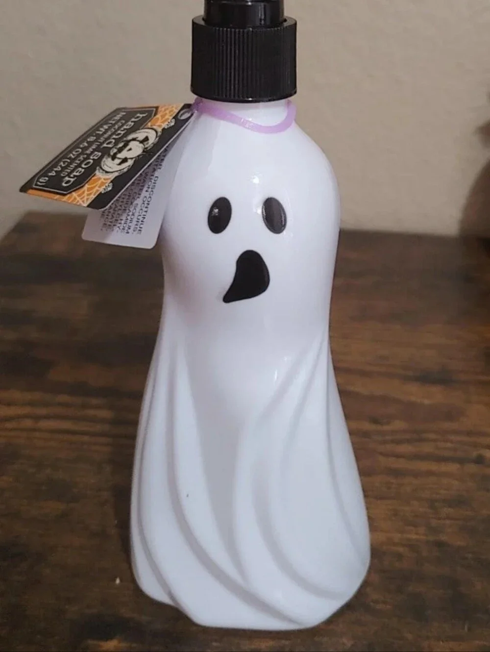Cool Spooky 2pc-SET Halloween GHOST & SKULL Refillable PLASTIC Dispenser Scented